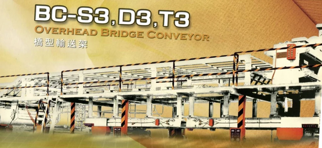 OVERHEAD BRIDGE CONVEYOR BC-S3,BC-D3,BC-T3