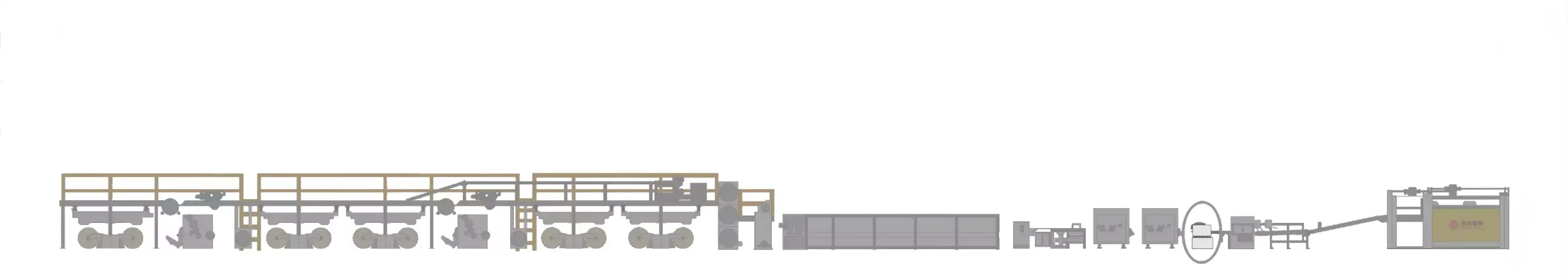 Corrugated Board Production Line-N.C. Helical Cut-Off