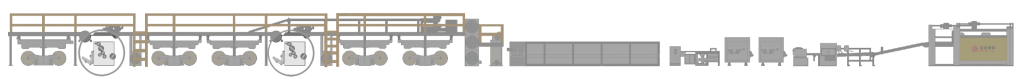 Single Facer Corrugated Machine in corrugated board production line