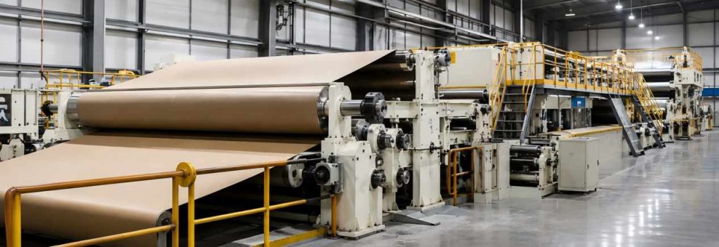 corrugated board production